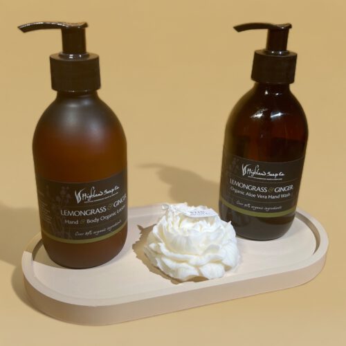 handwash and bodylotion set