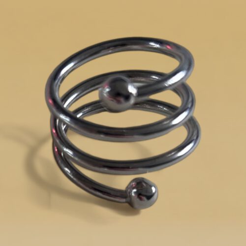 spiraal ring zilver